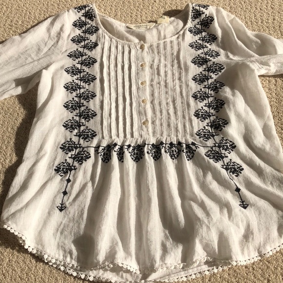 D&S BOHEMIAN TOP SIZE M RALPH LAUREN - Picture 6 of 7